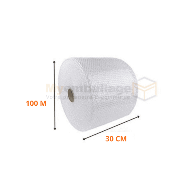 Rouleau papier bulles 30cmx100m