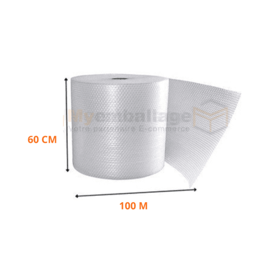 Rouleau papier bulles 60cmx100m