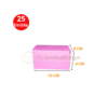 Boites valise 15x8x8cm en rose