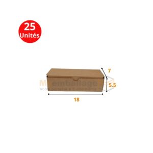 Boites valise 18x7x5.5cm en kraft