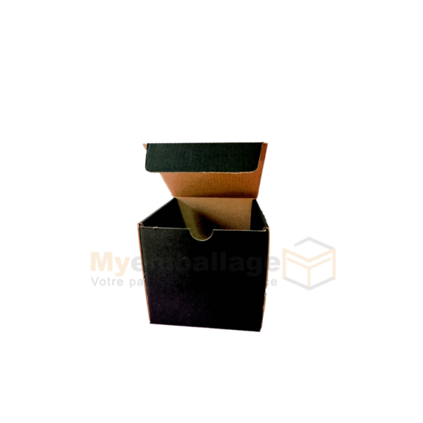 Boites valise 11x11x11cm en noir