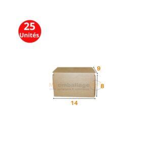 Boites valise 14x9x8cm en kraft