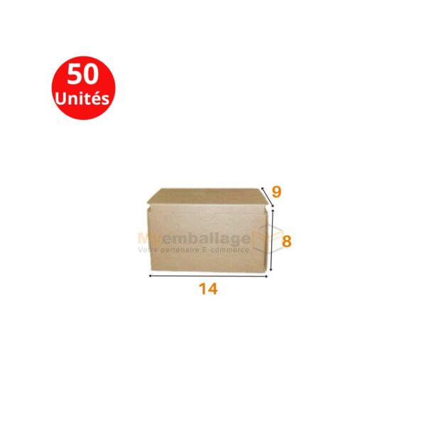 Boites valise 14x9x8cm en kraft