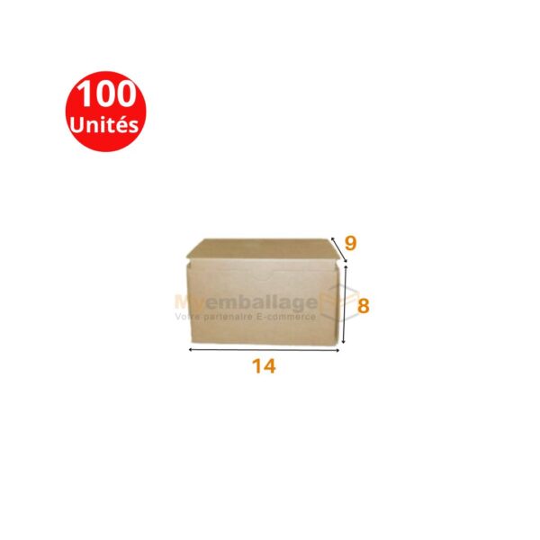 Boites valise 14x9x8cm en kraft