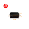 Boites valise 15x8x8cm en noir