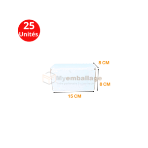 Boites valise 15x8x8cm en blanc