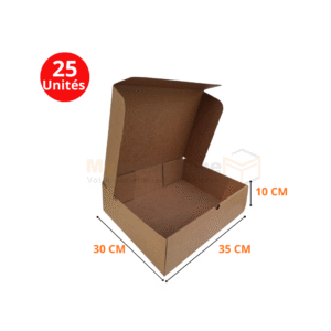 Boites valise 35x30x10cm en kraft