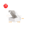 Boites valise 22x16x7cm en blanc