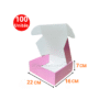 Boites valise 22x16x7cm en rose