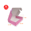 Boites valise 26x21x7cm en rose