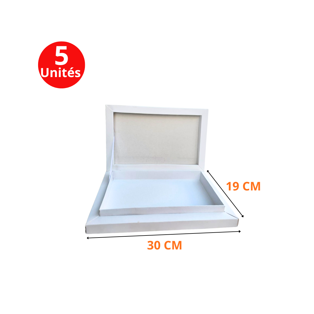 Plateaux prestige en blanc