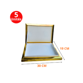 Plateaux prestige en dorée