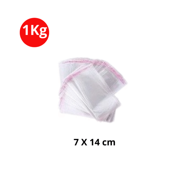 Sachets cellophane transparents avec fermeture adhésive 7 x 14