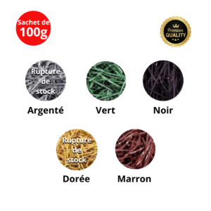 Frisure de calage brillant avec paillettes meilleure qualité